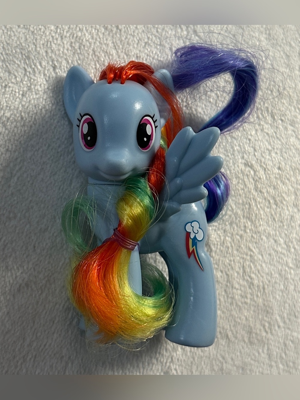 MY LITTLE PONY G4 brushable rainbow dash "friendship is magic" figure
